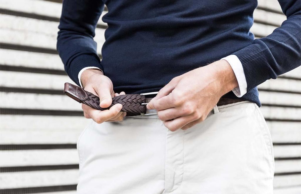 Highbuckle riem zonder gaatjes met microverstelbaar sluitmechanisme voor perfecte pasvorm en comfort